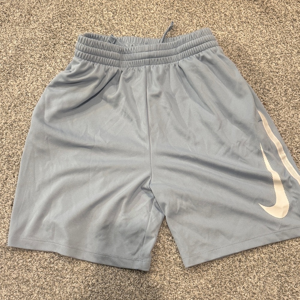Light Blue-Gray Nike Athletic Shorts - Boys XL